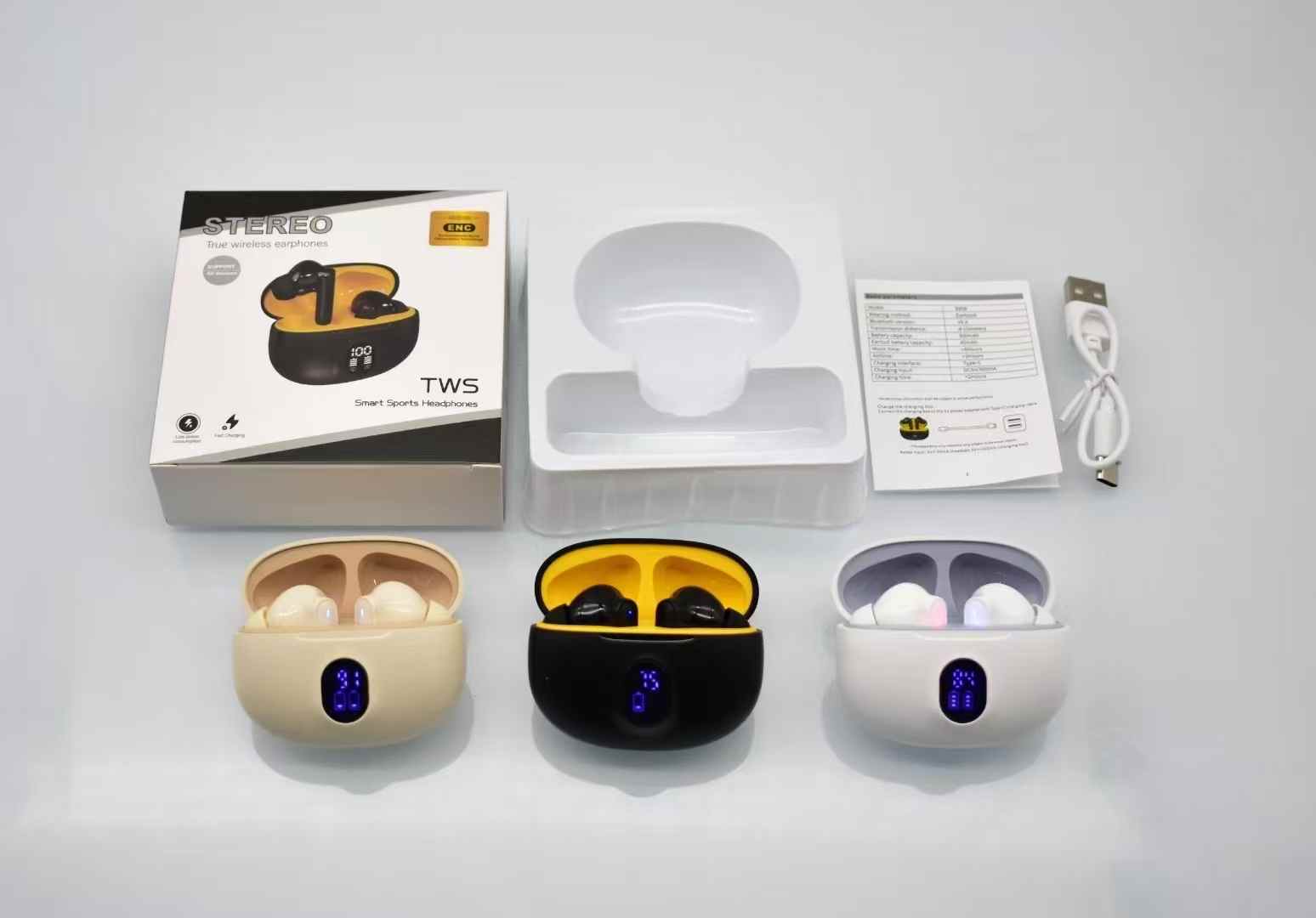 895B Type C Fast Charging Earbuds