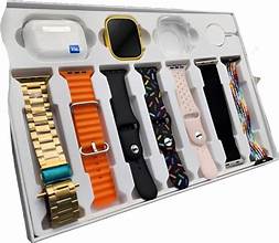 I20 Ultra Max Suit 10-in-1 Smart Watch with AirPods – Bluetooth Calling Smartwatch for Men & Women