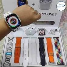 I20 Ultra Max Suit 10-in-1 Smart Watch with AirPods – Bluetooth Calling Smartwatch for Men & Women