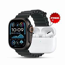 I20 Ultra Max Suit 10-in-1 Smart Watch with AirPods – Bluetooth Calling Smartwatch for Men & Women
